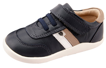 Old Soles Boy's 8013 Play Ground Sneakers - Navy/Taupe/Snow