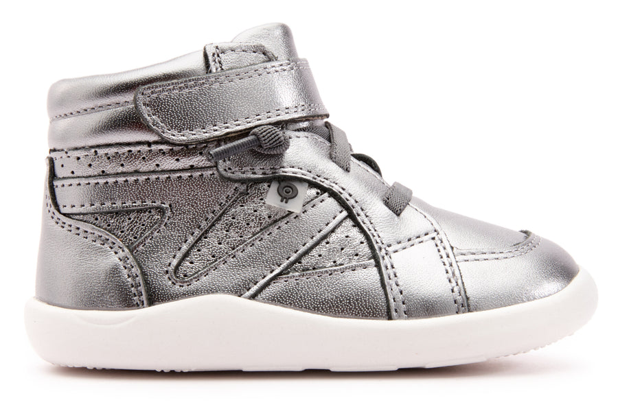 Old Soles Girl's & Boy's 8020 Ground Leader Sneakers - Rich Silver