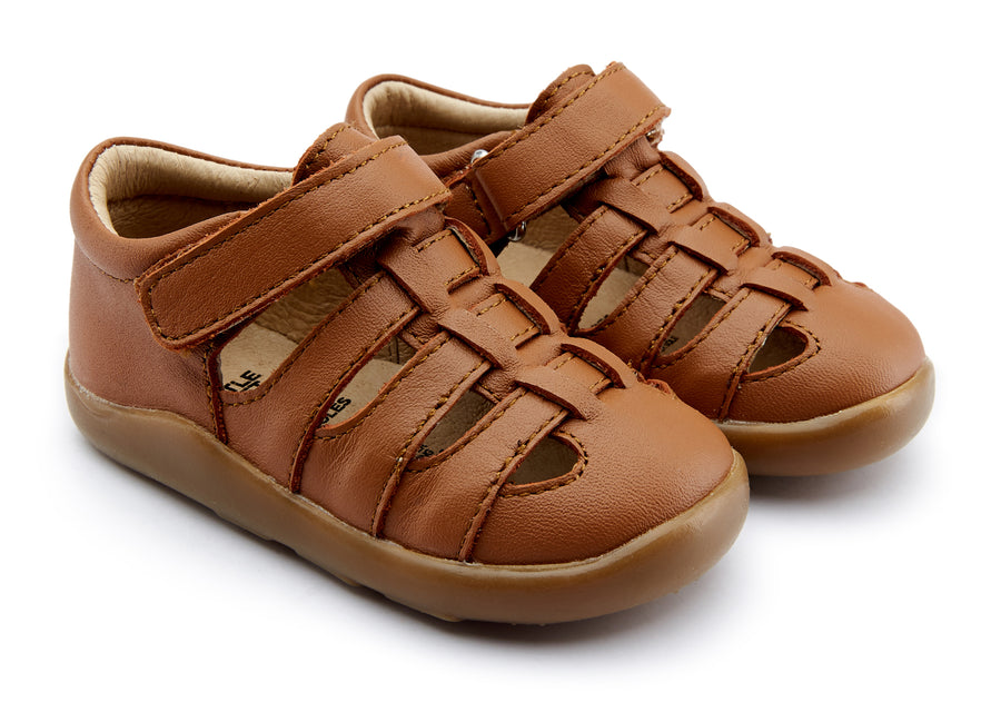 Old Soles Girl's and Boy's 8022 Ground Cage Sandals - Tan