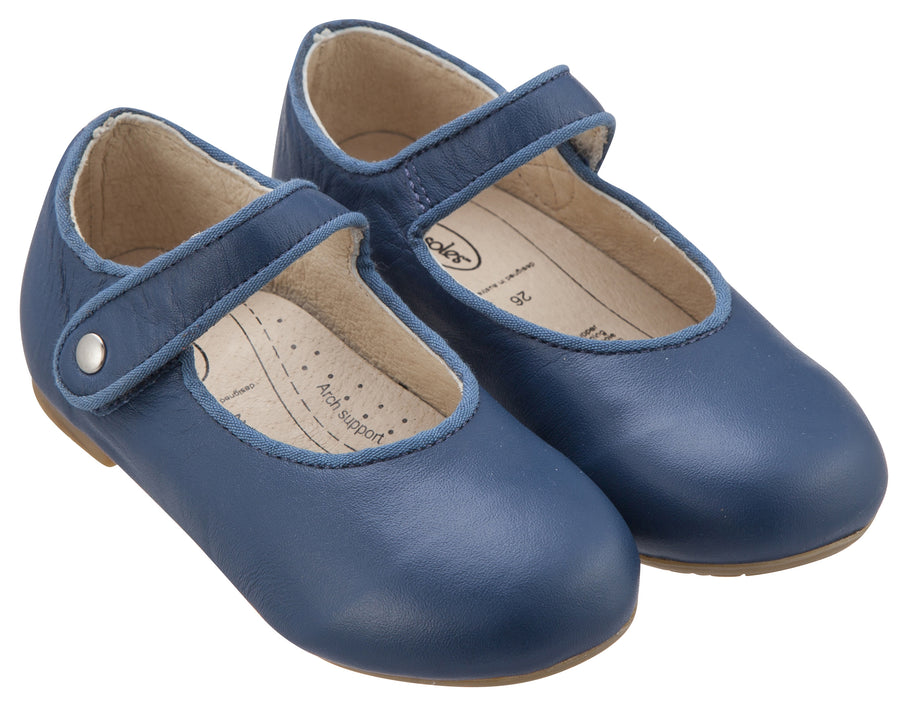 Old Soles Girl's 803 Lady Jane Jeans Blue Leather Hook and Loop Decora Just Shoes for Kids Old Soles Girl's 803 Lady Jane Jeans Blue Leather Hook and Loop Decora Just Shoes for Kids