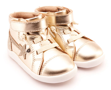 Old Soles Boy's & Girl's 8038 Parade Casual Shoes - Gold / Glam Gold