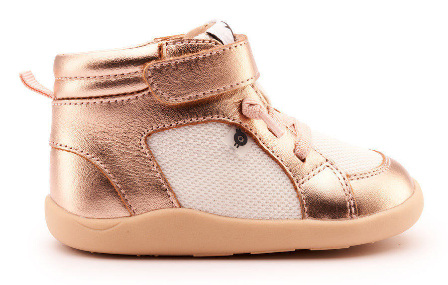 Old Soles Girl's 8045 Mainlander Casual Shoes - Copper / White