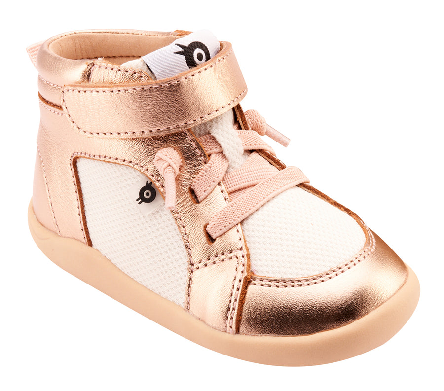 Old Soles Girl's 8045 Mainlander Casual Shoes - Copper / White