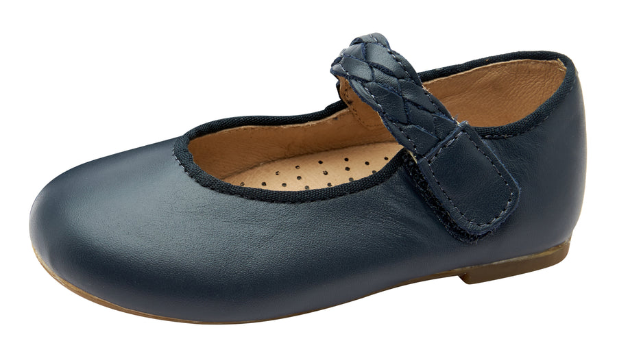 Old Soles Girl's 817 Lady Plat Shoes - Navy