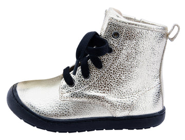 Old Soles Boy's & Girl's 9005 Swagger High Top Lace Sneaker Boots - Gold Pebble