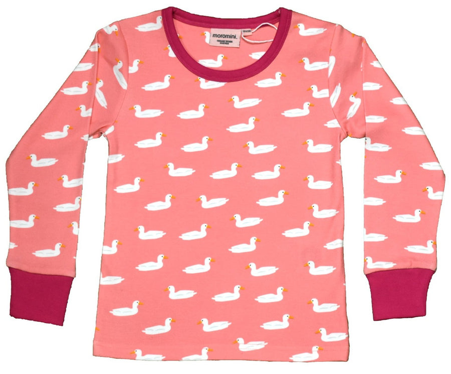Moromini 929 Pink Duck Long Sleeve Shirt