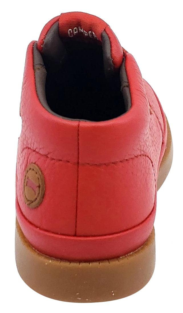 Camper for Boy's and Girl's Leather Hook and Loop Rojo Miel Bottie