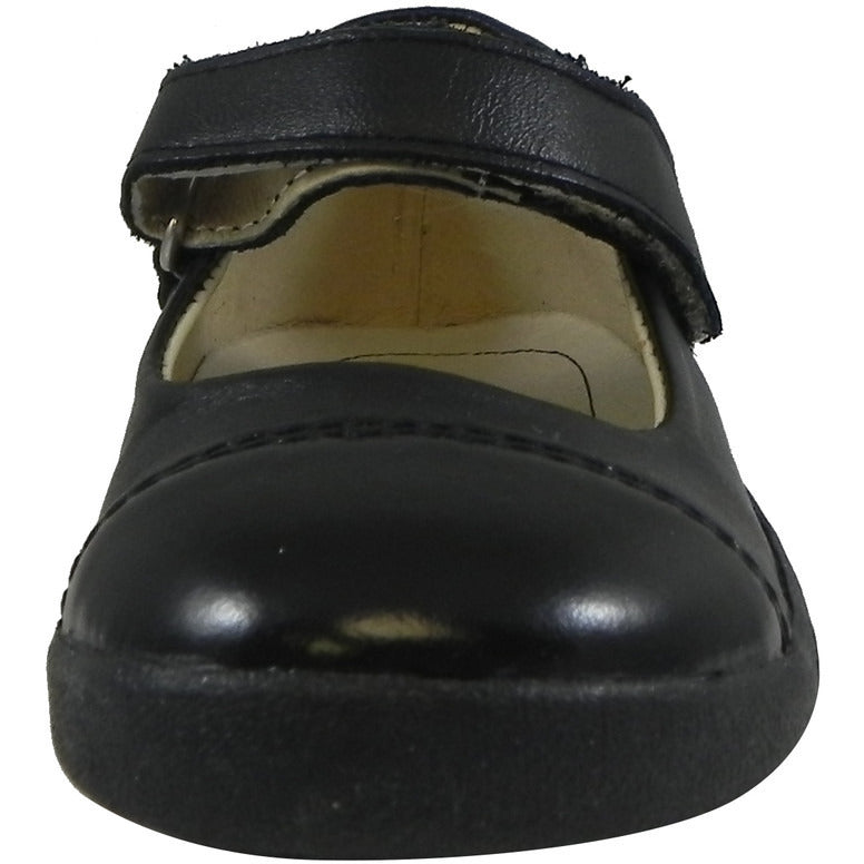 Old Soles Girl's 365 Quest Shoe Black Leather Hook and Loop Mary Jane Shoe - Just Shoes for Kids
 - 4