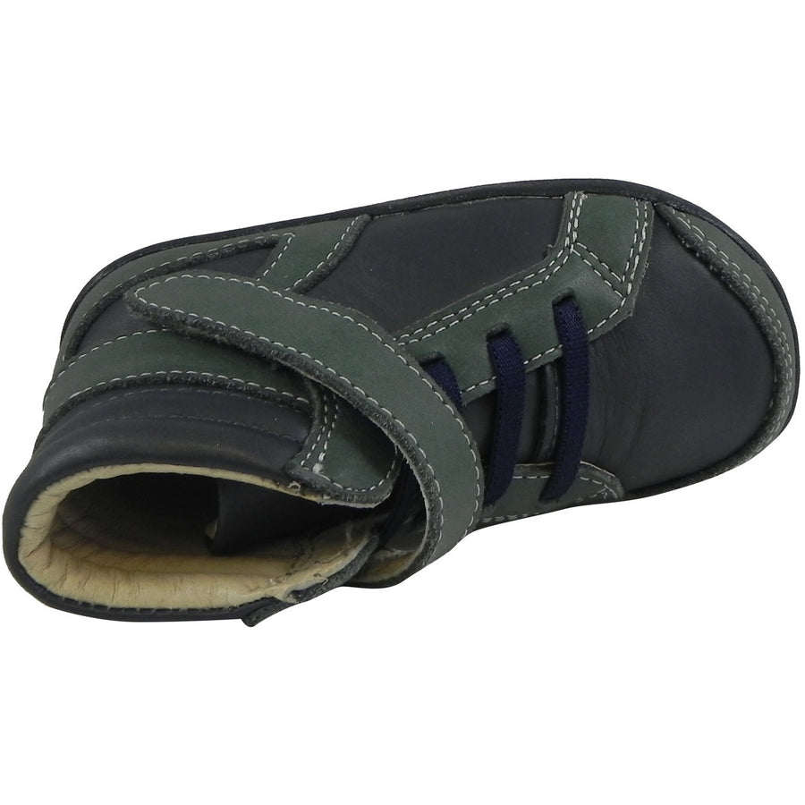 Old Soles Boy's 335 Woolfy Sneaker Navy/Emerald - Just Shoes for Kids
 - 6