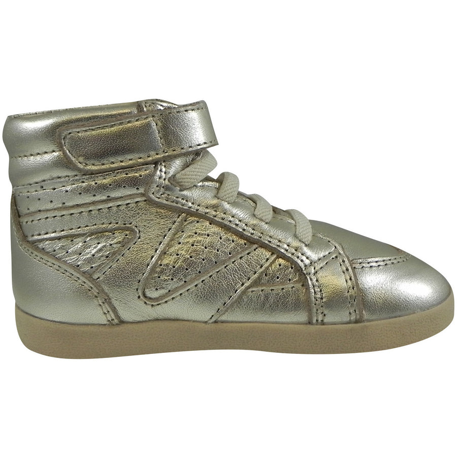 Old Soles Girl's and Boy's 329 Gold Cheer Leader High Top Sneaker