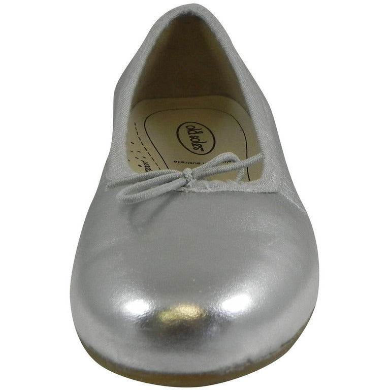 Old Soles Girl's 400 Silver Brule Flat