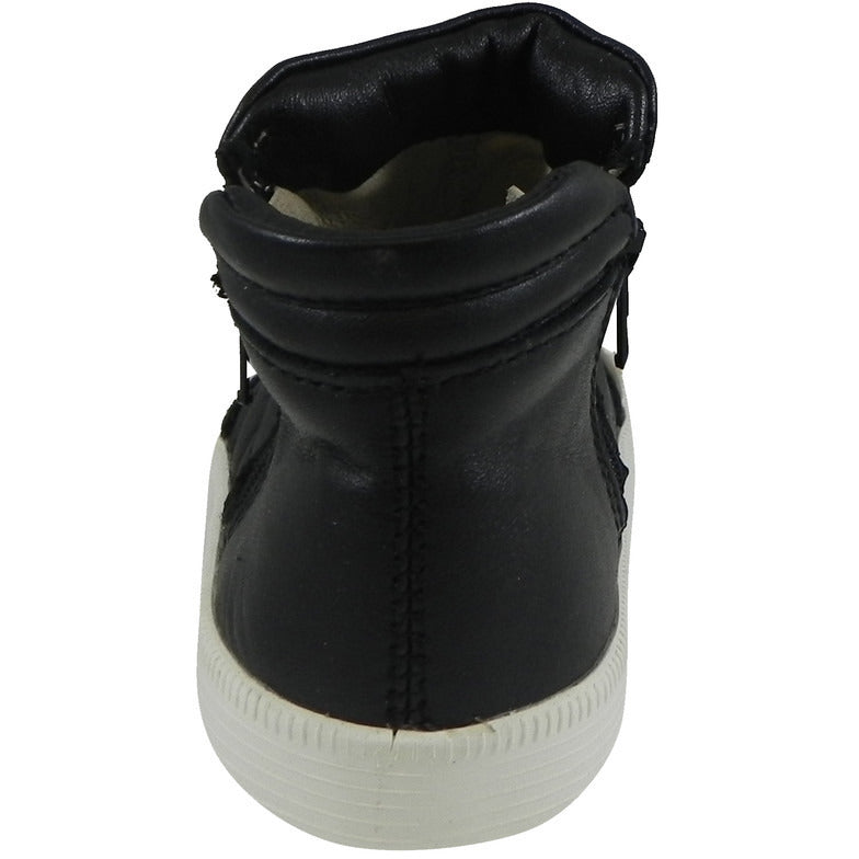 Old Soles 1040 Boy's and Girl's Zip Daley Black Quilted Leather Zipper High Top Sneaker Shoe - Just Shoes for Kids
 - 5