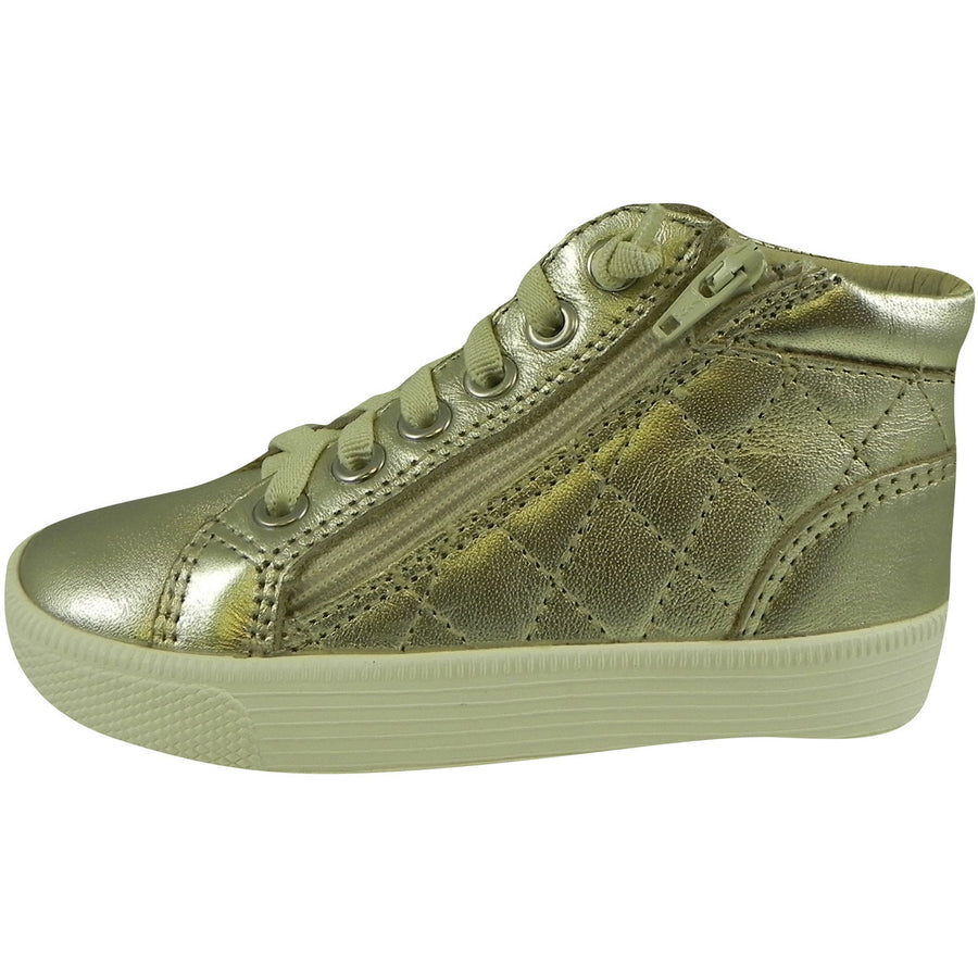 Old Soles Girl's 1041 Gold Eazy Quilt Sneaker