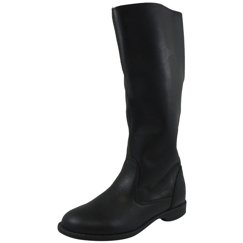 Old Soles Girl's 2014 Pride Boot Classic Black Leather Riding Boots - Just Shoes for Kids
 - 1
