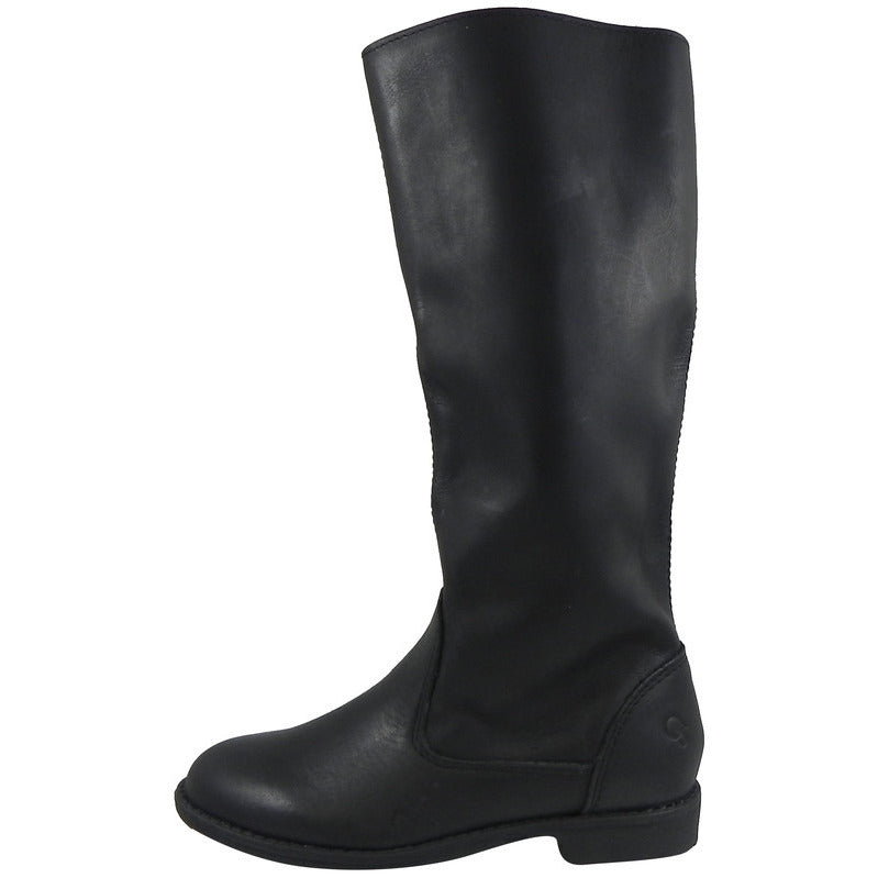 Old Soles Girl's 2014 Pride Boot Classic Black Leather Riding Boots - Just Shoes for Kids
 - 2