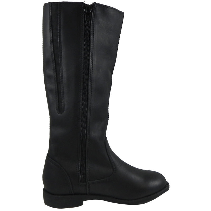 Old Soles Girl's 2014 Pride Boot Classic Black Leather Riding Boots - Just Shoes for Kids
 - 3