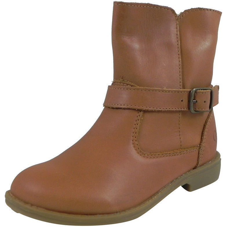 Old Soles Girl's 2000 Tan Millenium Leather Buckle Ankle Boots - Just Shoes for Kids
 - 1