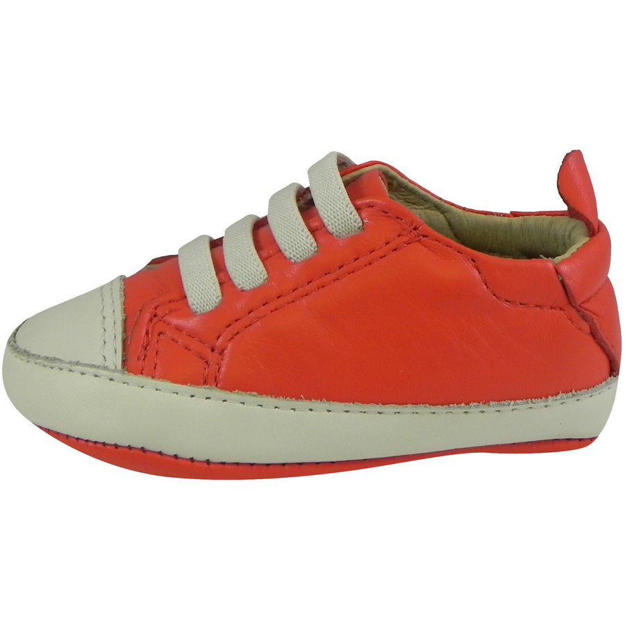 Old Soles Boy's & Girl's 030 Red & White Eazy Tread Sneaker Shoe