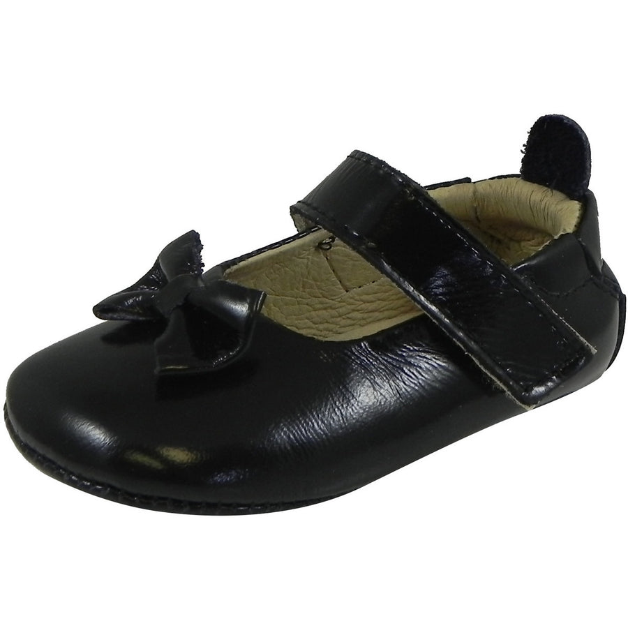 Old Soles Girl's 067 Dream Mary Jane Flat Black Patent - Just Shoes for Kids
 - 1