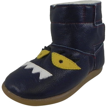 ShooShoos Kid's 102764 Navy Mr. Monster Boot 20 M EU/5 M US Toddler - Just Shoes for Kids
 - 1