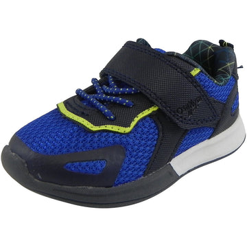 OshKosh Boy's Galaxy Mesh Lace Up Hook and Loop Sneaker Navy/Blue - Just Shoes for Kids
 - 1