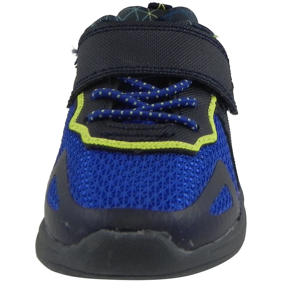 OshKosh Boy's Galaxy Mesh Lace Up Hook and Loop Sneaker Navy/Blue - Just Shoes for Kids
 - 5