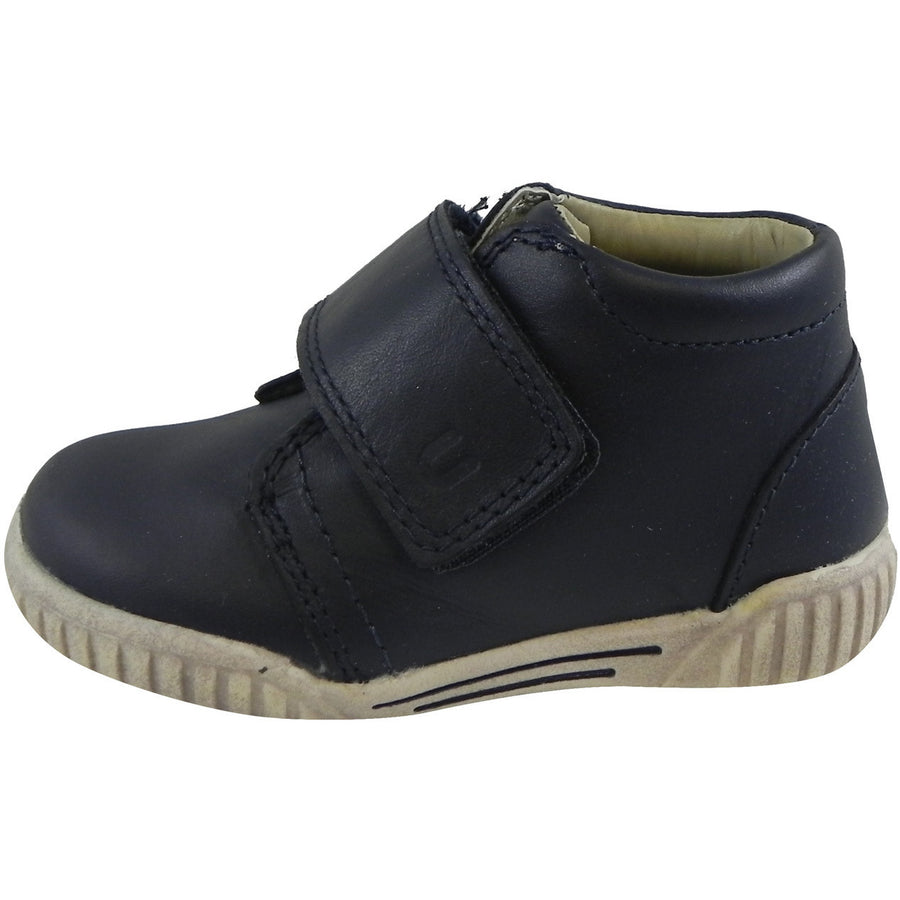Umi Boy?ÇÖs & Girl?ÇÖs Bodi Leather Oversized Hook and Loop High Top Sneakers Blue - Just Shoes for Kids
 - 2