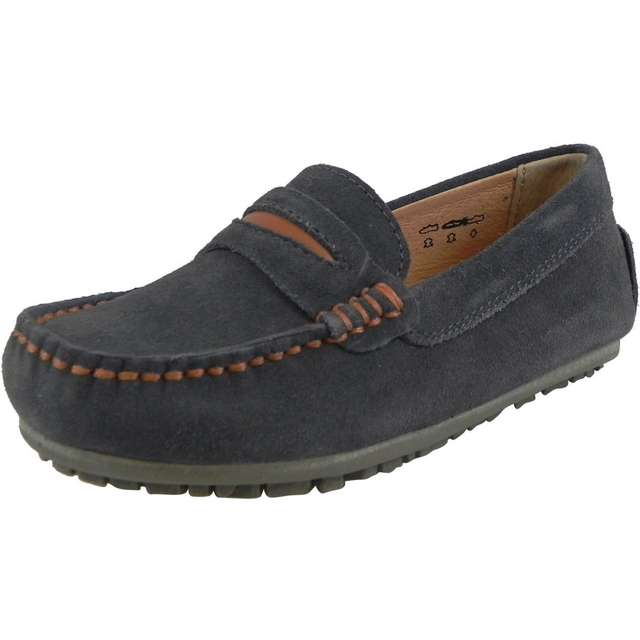 Umi Boys' Dark Gray David Loafer - Just Shoes for Kids
 - 1