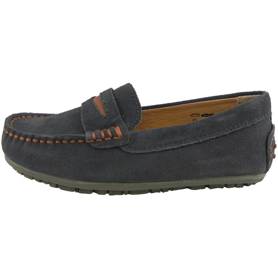 Umi Boys' Dark Gray David Loafer - Just Shoes for Kids
 - 2