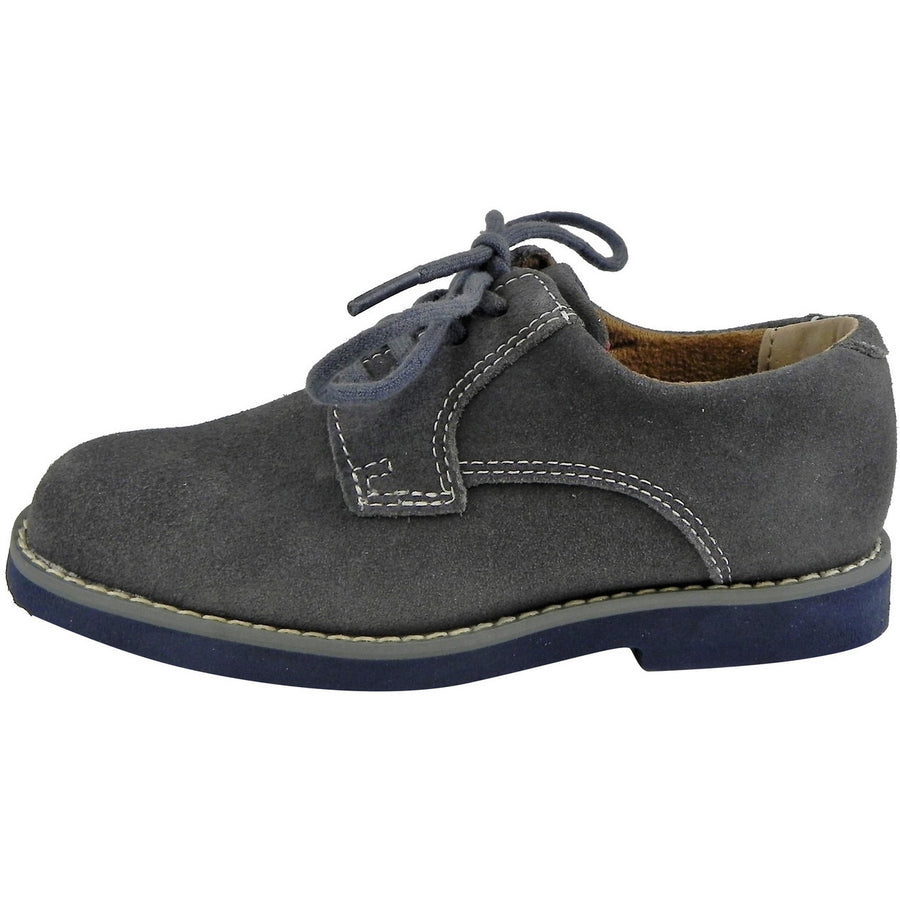 Florsheim Boy's Kearny Suede Classic Lace Up Oxford Shoes Grey - Just Shoes for Kids
 - 2