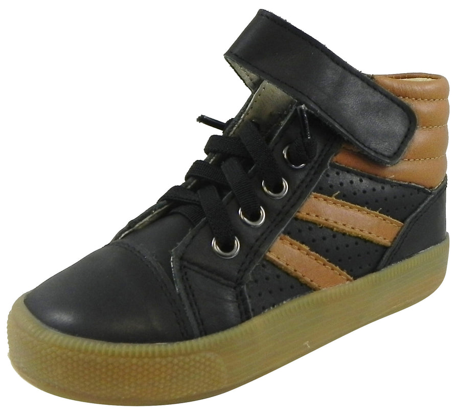 Old Soles Boy's 1049 Outback Shoe Sneaker Black/Tan