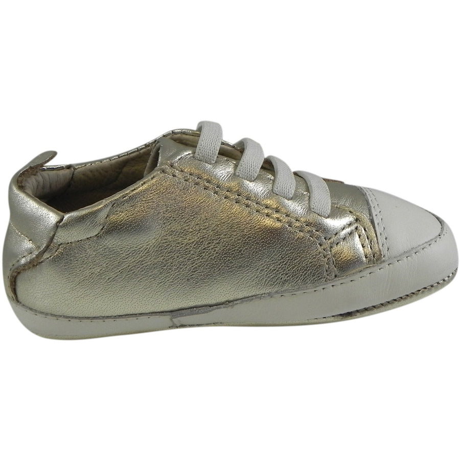 Old Soles Girl's 030 Eazy Tread Gold Metallic Sneaker
