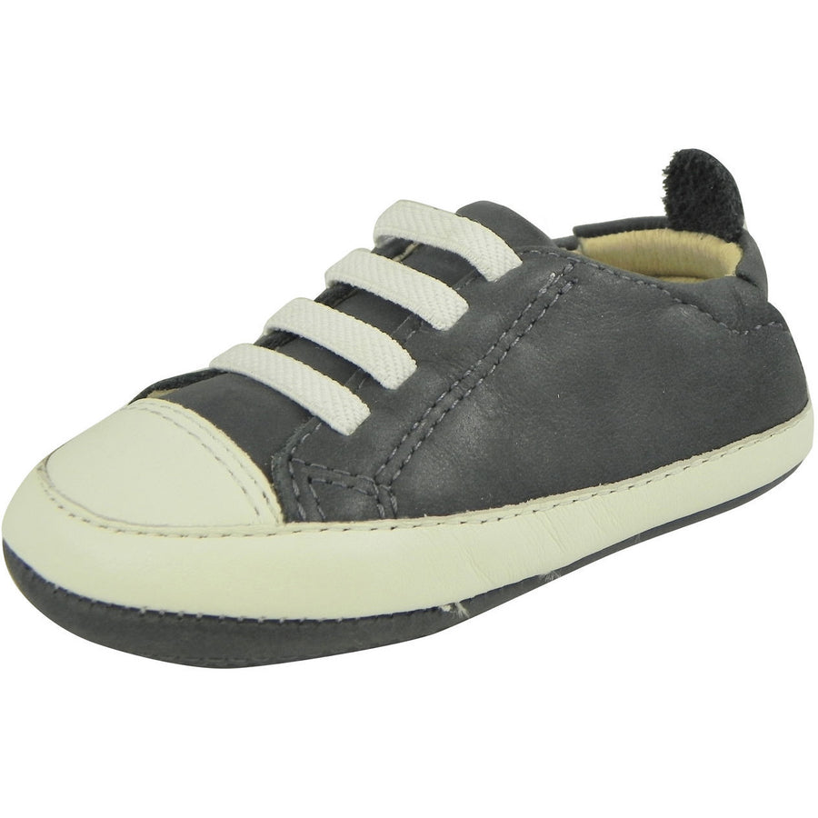 Old Soles Boy's Eazy Tread 030 Distressed Leather Navy/White Sneaker - Just Shoes for Kids
 - 1