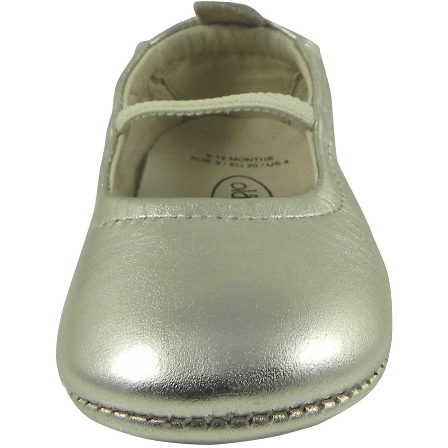 Old Soles Girl's 013 Gold Leather Luxury Ballet Flat - Just Shoes for Kids
 - 6