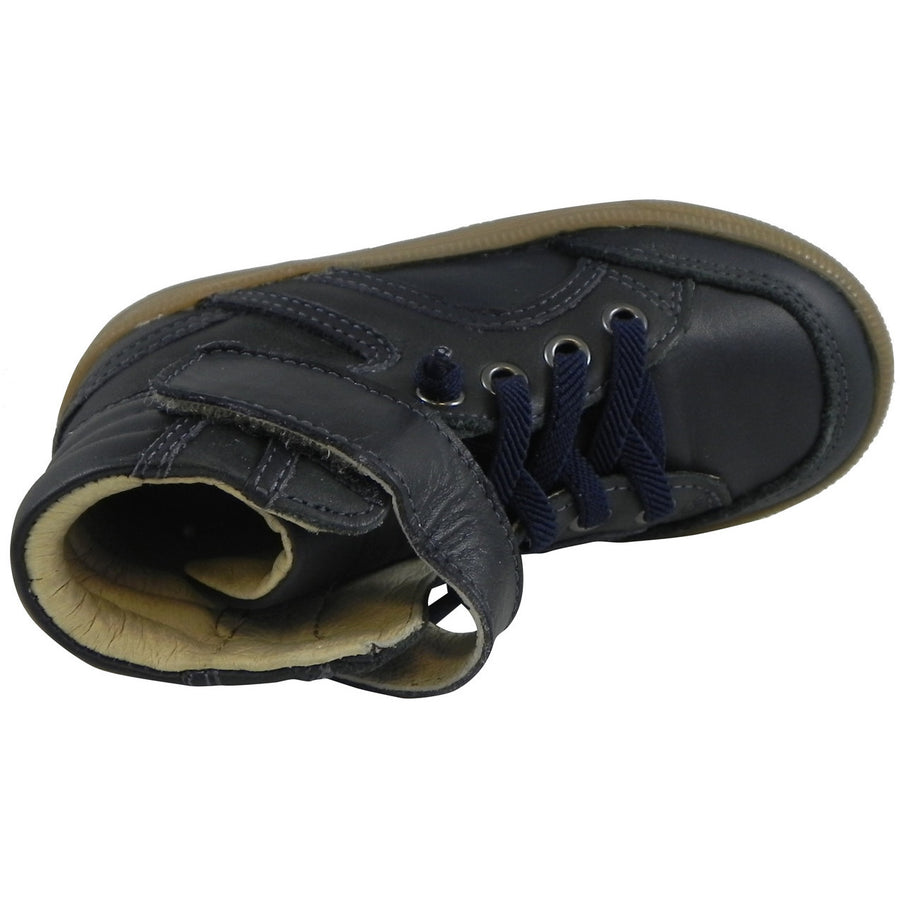 Old Soles 1026 Boy's Navy OS Rap Leather Lace Up Strap High Tops Sneaker - Just Shoes for Kids
 - 6