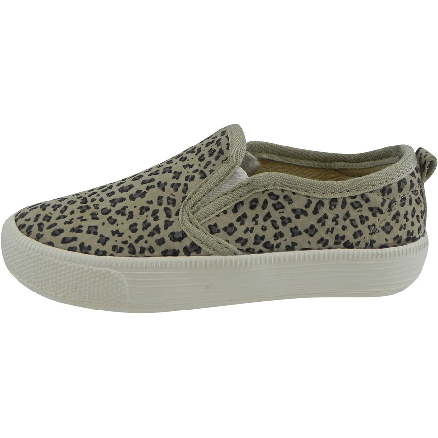 Old Soles Girl's and Boy's 1011 Animal Print Leather Hoff Sneaker