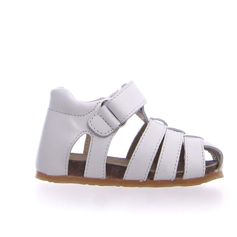 Falcotto Boy's and Girl's Alby Fisherman Sandals - White