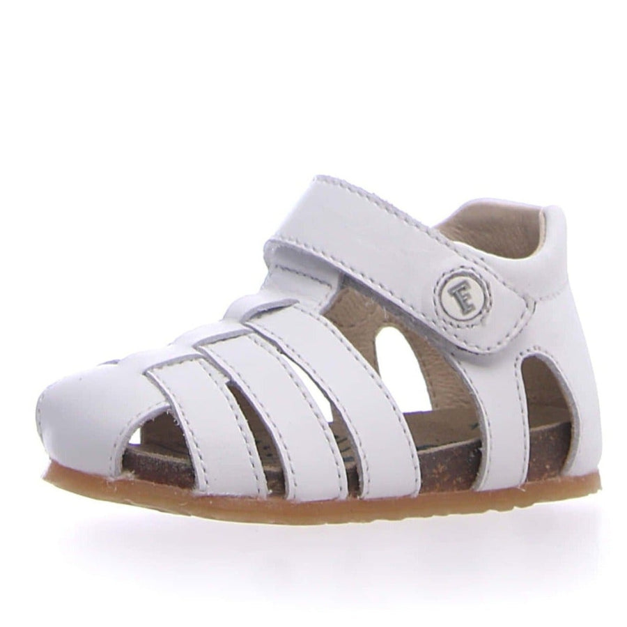 Falcotto Boy's and Girl's Alby Fisherman Sandals - White