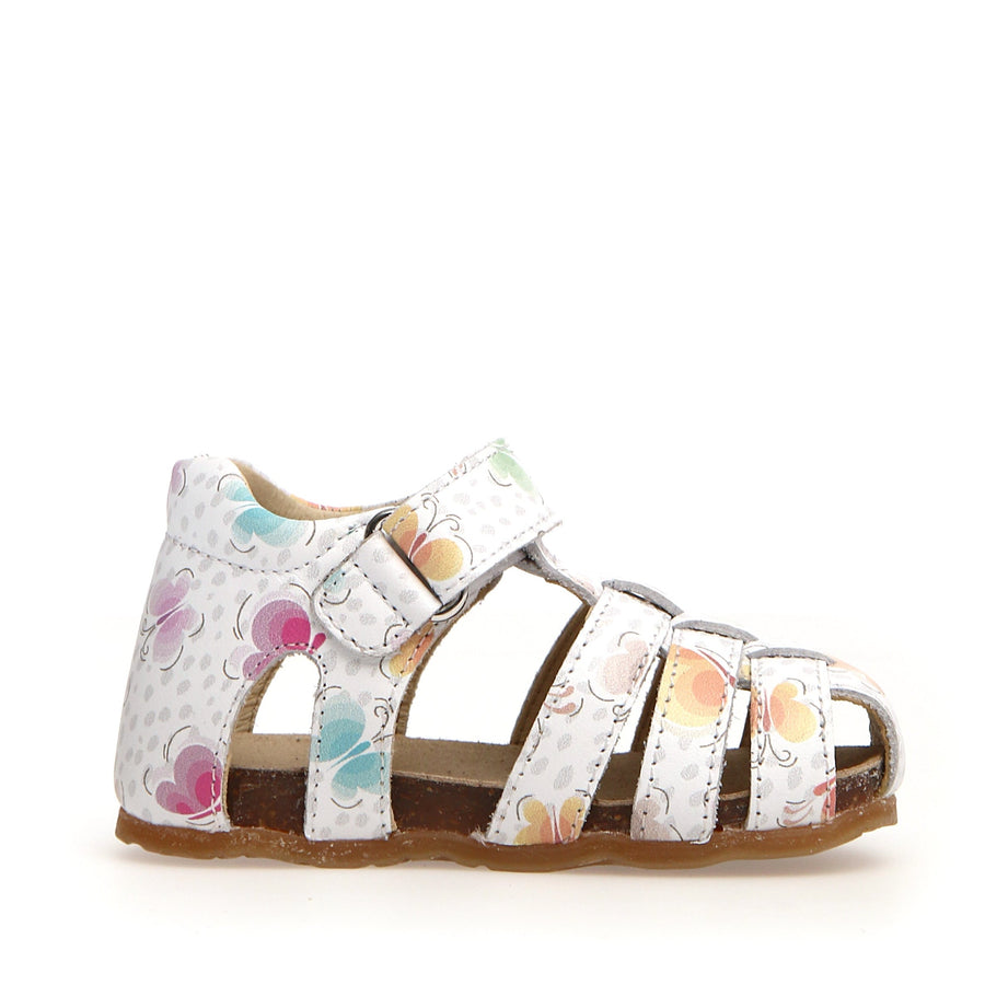 Naturino Falcotto Girl's Alby Butterfly Sandals - White