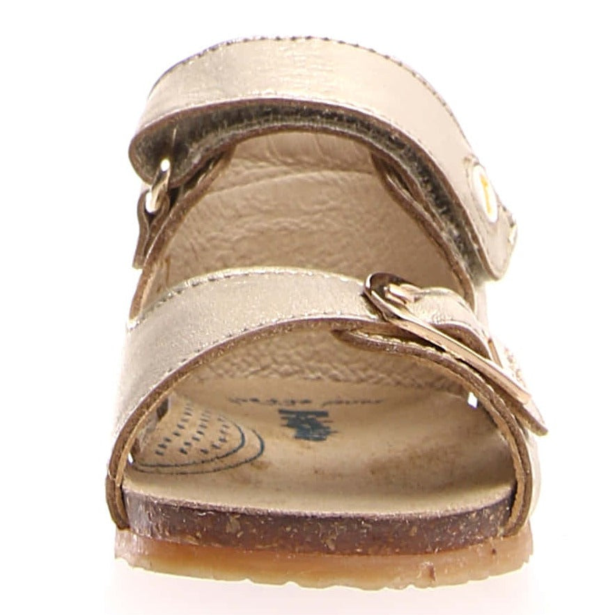 Falcotto Girl's Bea Open Toe Sandals - Metallic Platinum