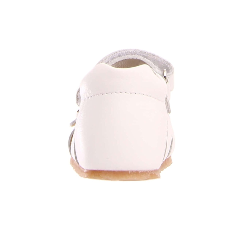Falcotto Boy's and Girl's Bea Open Toe Sandals - White