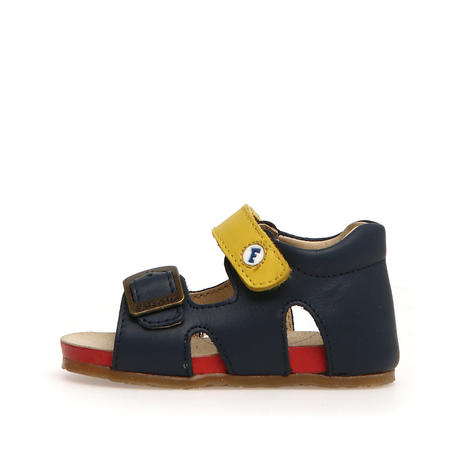 Falcotto Boy's Bea Sandals - Navy/Red