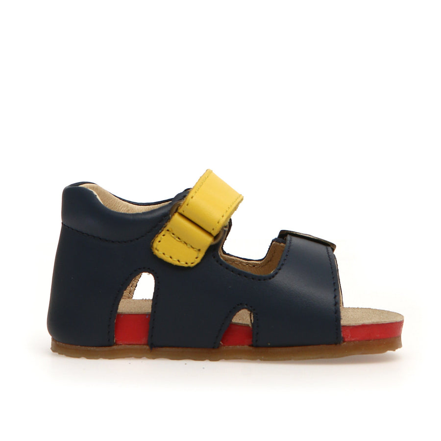 Falcotto Boy's Bea Sandals - Navy/Red
