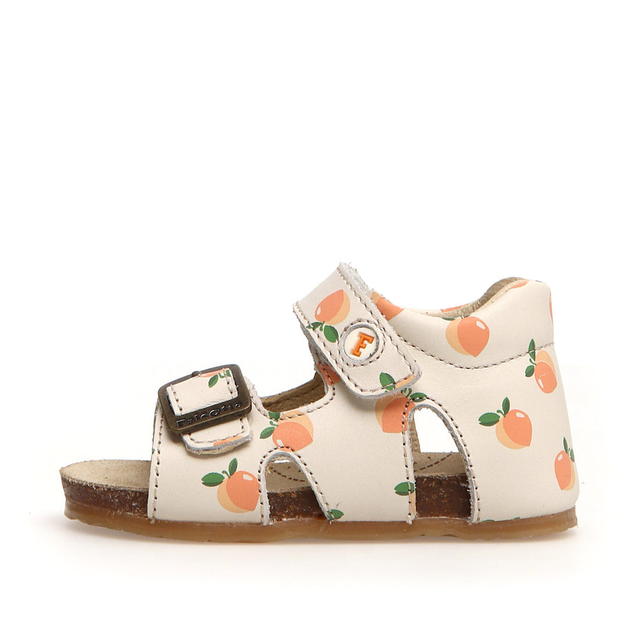 Naturino Falcotto Girl's Bea Sandals - Apricot/Milk