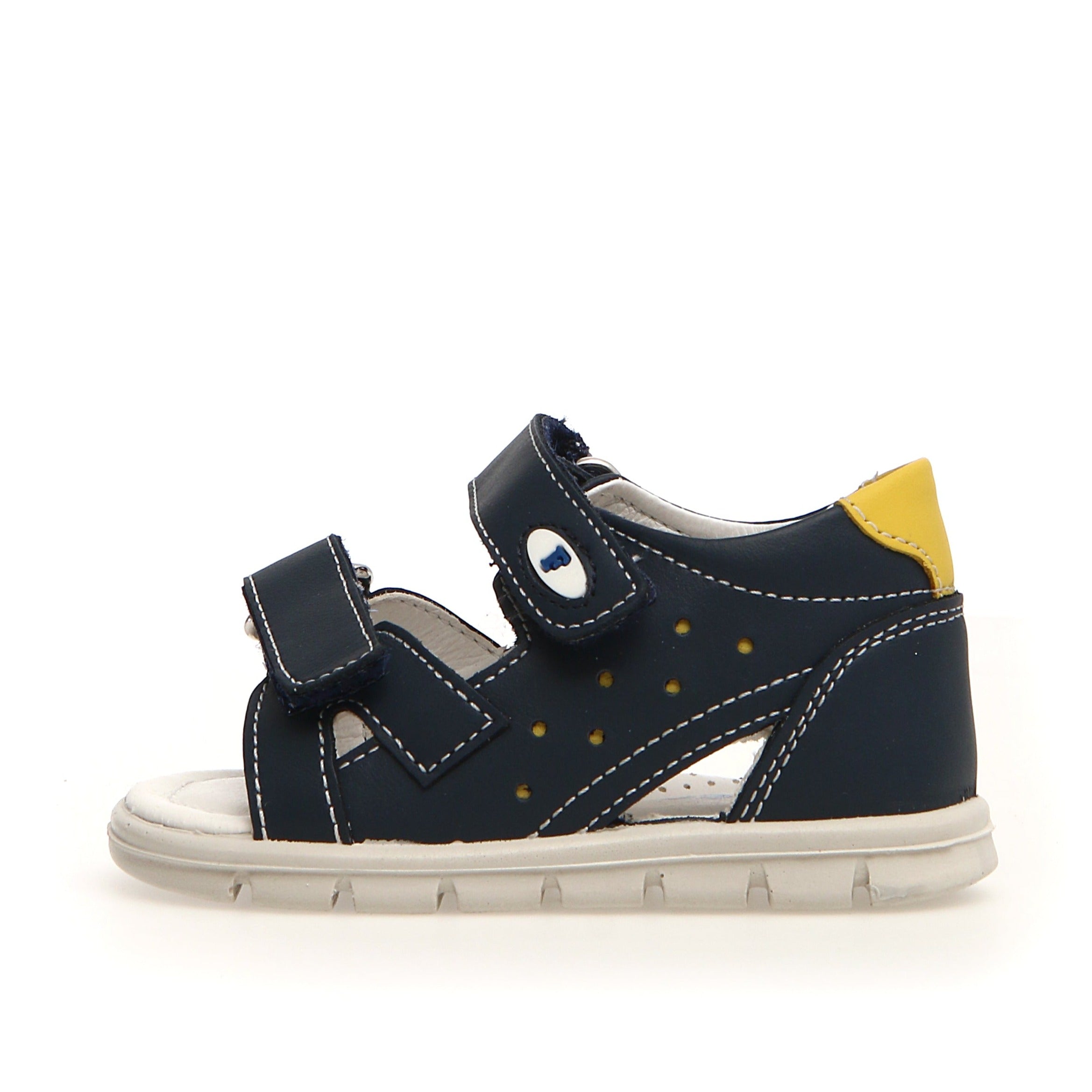 Falcotto Boy's Crockin Sandals - Navy/Yellow – Just Shoes for Kids
