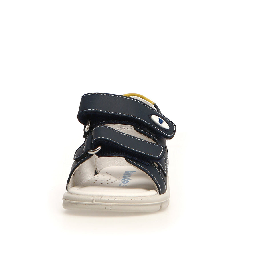Falcotto Boy's Crockin Sandals - Navy/Yellow