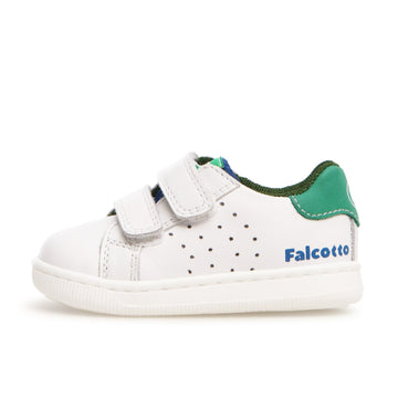 Naturino Falcotto Boy's and Girl's Kiner Fashion Sneakers, White/Green