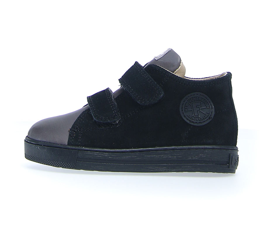 Falcotto Boy's Michael Nappa Suede Spazz Sneakers - Anthracite/Black