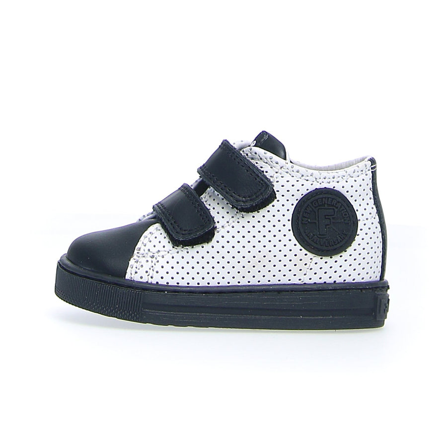 Falcotto Boy's and Girl's Michael Fashion Sneakers - Black/White