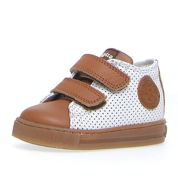 Falcotto Boy's and Girl's Michael Fashion Sneakers - Cognac/White